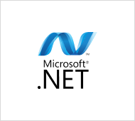 Here's an alt tag for the image: Microsoft .NET logo.